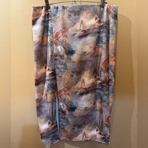 Pretty Little Things Renaissance Maxi Skirt with Slit NWT Size 16